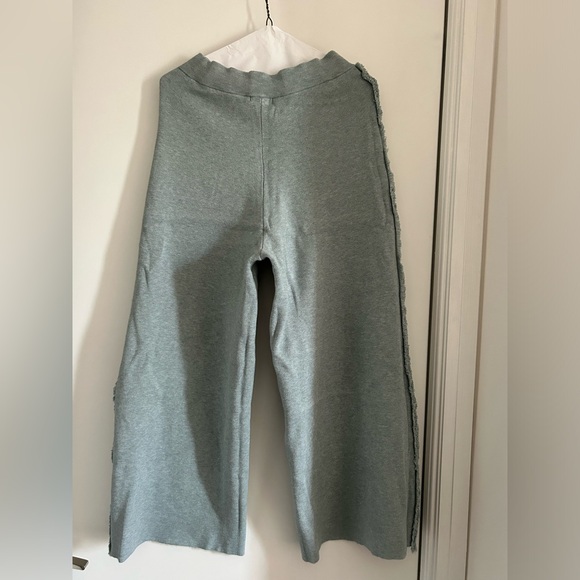 Women’s autumn/winter knit pants and sweater matching set in powder blue. - Picture 3 of 12